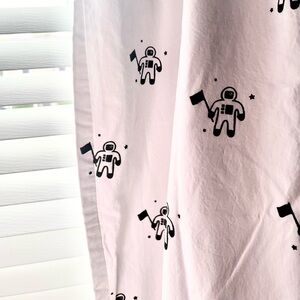 The Land of Nod / Crate & Barrel | Astronaut Curtains | 2 Panels | 44x96in